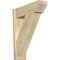 Ekena Millwork Traditional Slat Rough Sawn Outlooker, Douglas Fir, 8"W x 26"D x 32"H OUT08X26X32TRA06RDF - alternate 1